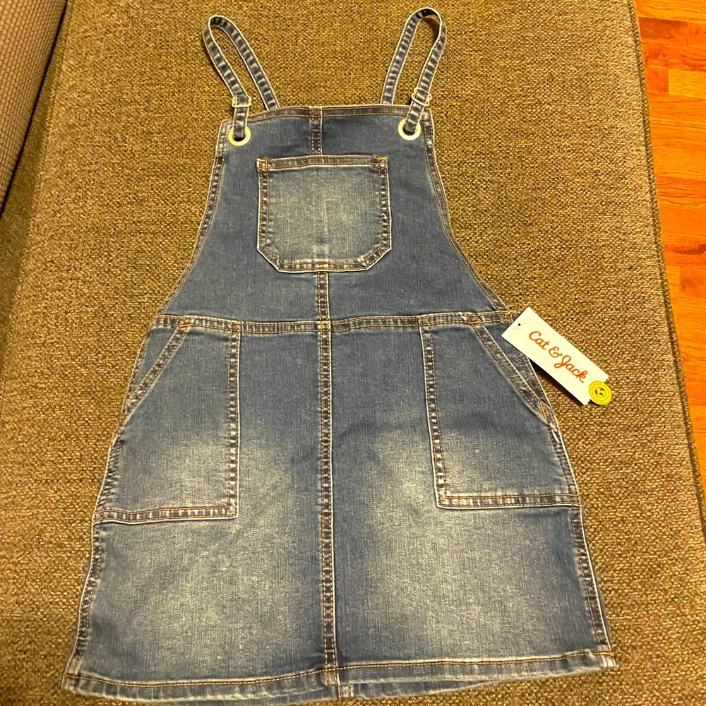 Girls denim jumper 6/6x